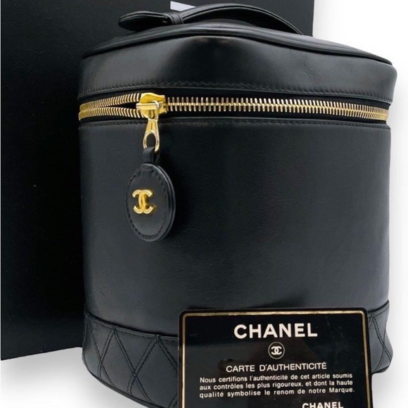 CHANEL Vintage Lambskin COCO Vanity Bag Black 240615N - Picture 5 of 5